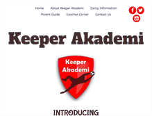 Tablet Screenshot of keeperakademi.com